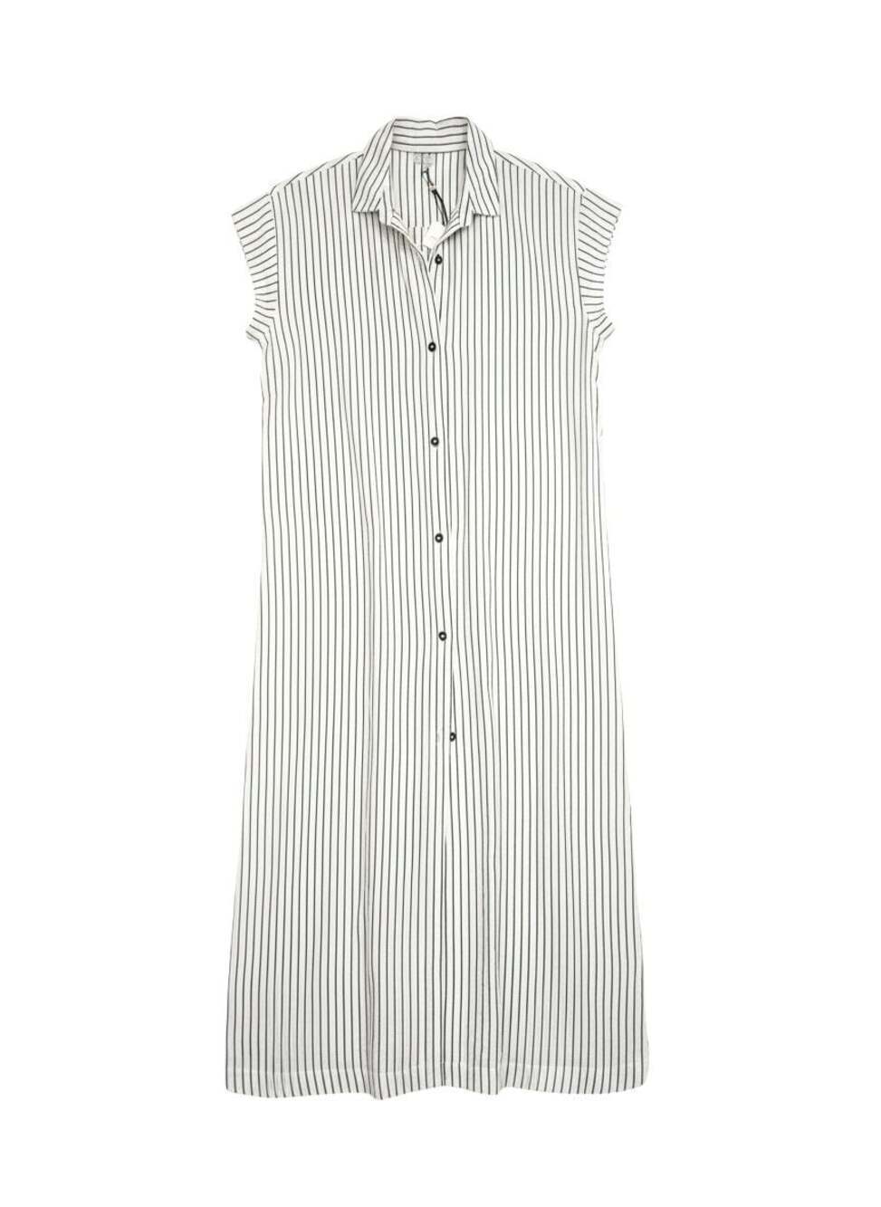 Calia by Carrie Underwood NWT Striped Sleeveless Button Down Swim Cover Up Dress